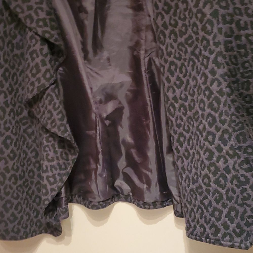 Calvin Klein Cheetah Print Open Front Blazer - image 7